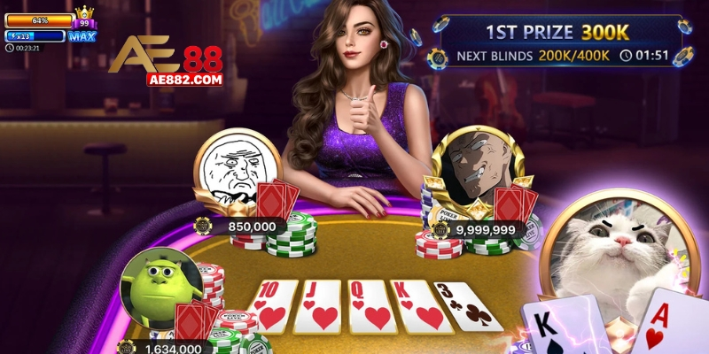 Các vòng chơi của King Poker trong một ván cược